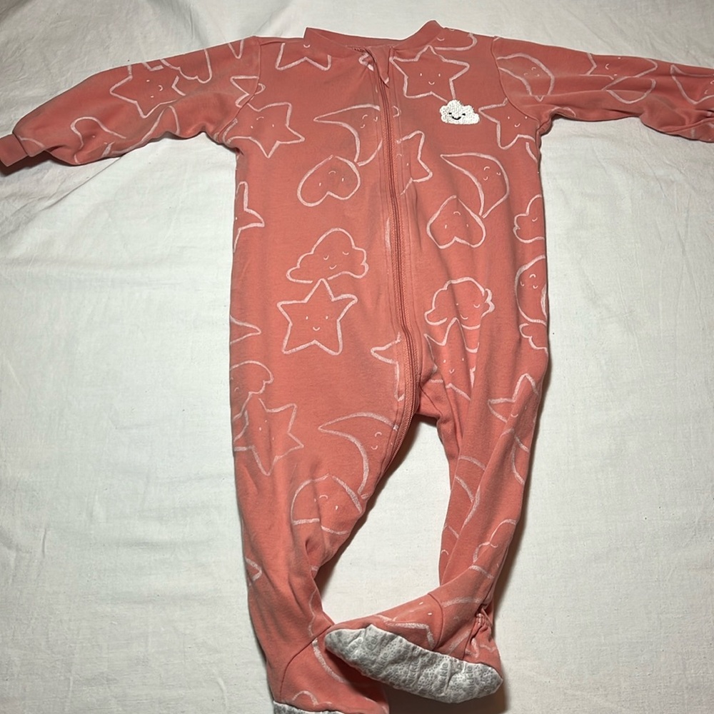 12M Stars and cloud organic cotton Pekkle sleeper